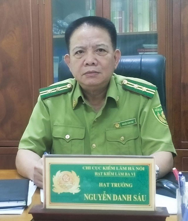  Ông Nguyễn Danh Sáu, Hạt Trưởng Hạt KL số 06.