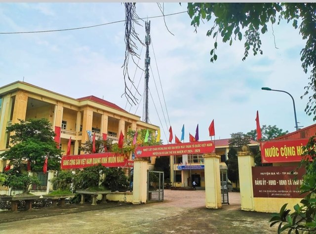 Trụ sở xã Thái Hòa.