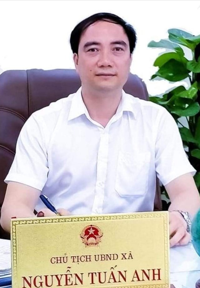 Ông Nguyễn Tuấn Anh, Phó BT Đảng ủy Chủ tịch UBND xã Thái Hòa.