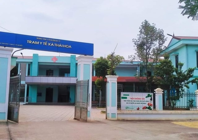 Trạm y tế xã Thái Hòa.