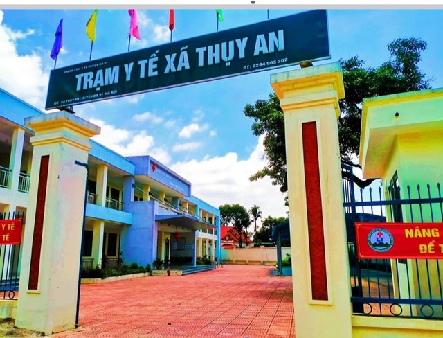 Trạm y tế xã Thụy An.