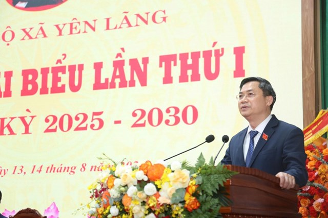 Đồng chí Hà Minh Hải phát biểu chỉ đạo Đại hội.