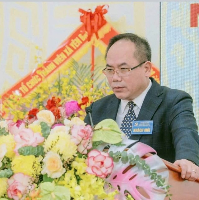 Trung tướng Nguyễn Thanh Tùng, UVTV Thành ủy, Giám đốc CATP Hà Nội phát biểu chỉ đạo Đại hội.