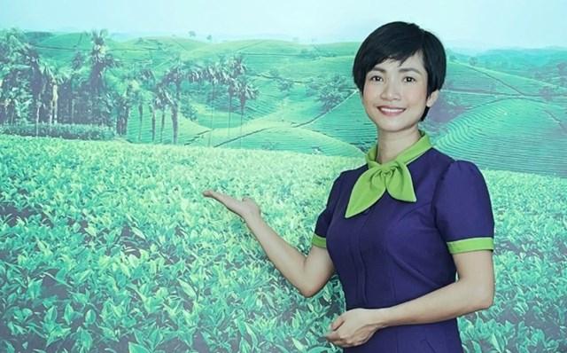 Chị Lê Thị Hồng Phương là Giám đốc Công ty Trách nhiệm hữu hạn Đầu tư và phát triển trà UT.