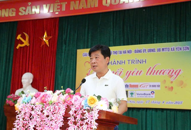 Đồng chí Nguyễn Bá Khuyến – Bí thư Đảng uỷ xã Yên Sơn, Phú Thọ.