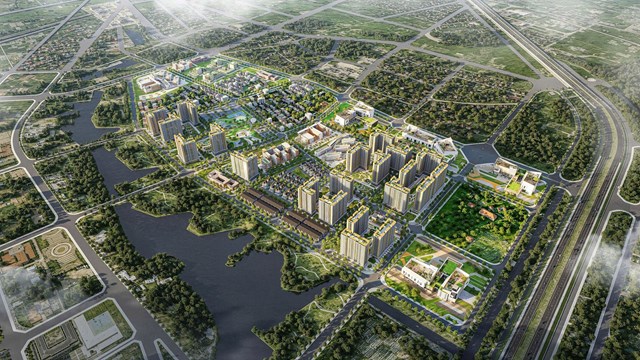 Phối cảnh khu nh&agrave; ở x&atilde; hội Ti&ecirc;n Dương 2 (x&atilde; Ph&uacute;c Thịnh).