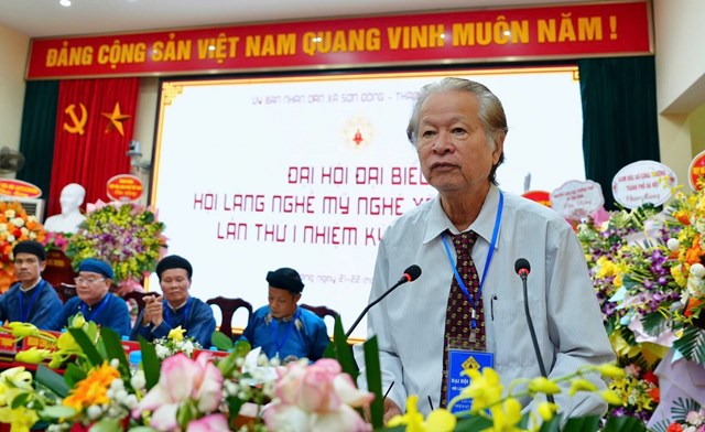 TS. T&ocirc;n Gia H&oacute;a, Ph&oacute; Chủ tịch Hiệp hội L&agrave;ng nghề Việt Nam 