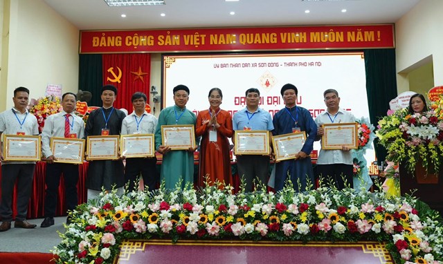 Hội Làng nghề mỹ nghệ xã Sơn Đồng: Tổ chức Đại hội đại biểu lần thứ I, nhiệm kỳ 2026 -2031 - Ảnh 13