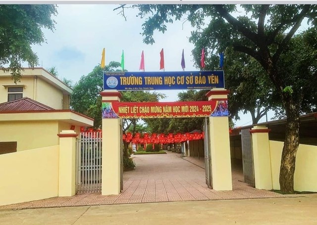 Trường Trung học cơ sở Bảo Yên.