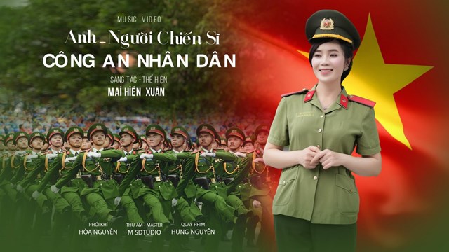 Phạm Mai Hiền Xuân với ca khúc đoạt giải viết về Công an Hà Nội 