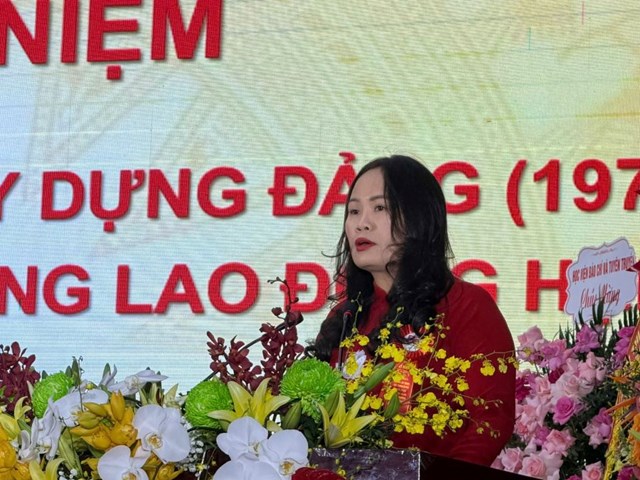 PGS.TS Trần Thị Hương - Trưởng Khoa Xây dựng Đảng.