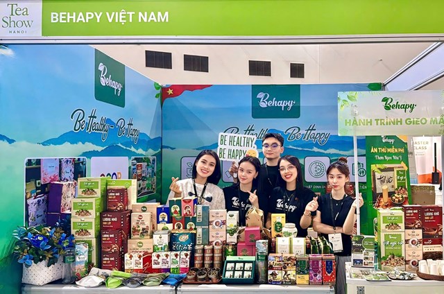 Gian h&agrave;ng của Behapy Việt Nam tại sự kiện Tea Show H&agrave; Nội 2025&nbsp;