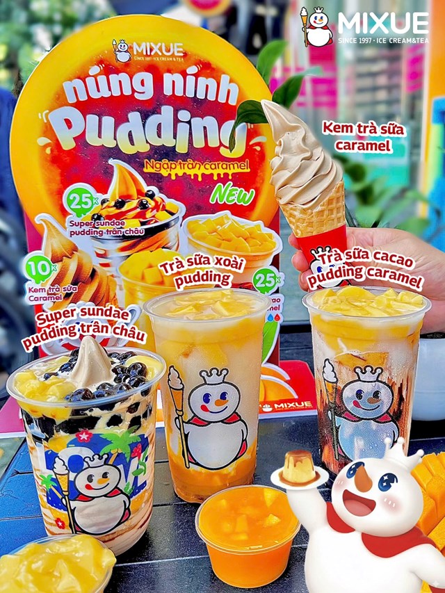 Bộ sưu tập Pudding mới ra mắt kh&ocirc;ng chỉ đơn thuần l&agrave; việc bổ sung một topping y&ecirc;u th&iacute;ch v&agrave;o thức uống, m&agrave; mang &yacute; nghĩa như một hướng đi mới mẻ hơn, lấy Pudding l&agrave;m trung t&acirc;m hương vị, biến ch&uacute;ng th&agrave;nh linh hồn của từng m&oacute;n