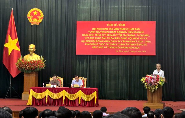 H&agrave; Tĩnh sẽ tổ chức nhiều hoạt động kỷ niệm 120 năm Ng&agrave;y sinh Tổng B&iacute; thư H&agrave; Huy Tập