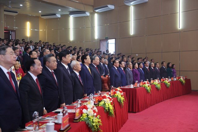 Đại biểu tham dự lễ kỷ niệm