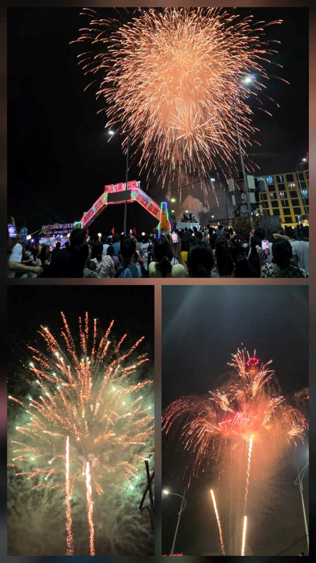 M&atilde;n nh&atilde;n với m&agrave;n ph&aacute;o hoa k&eacute;o d&agrave;i 15 ph&uacute;t