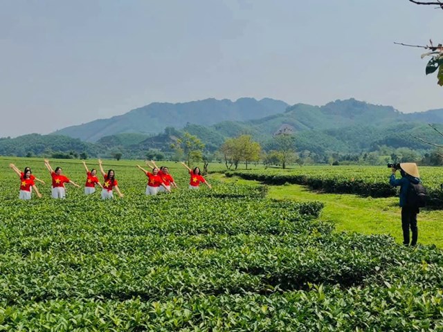 Hiện địa phương đang x&acirc;y dựng tuyến du lịch tham quan trải nghiệm, bởi ngo&agrave;i đồi ch&egrave; th&igrave; c&ograve;n c&oacute; nhiều điểm đến th&uacute; vị v&agrave; hấp dẫn khi du kh&aacute;ch được h&ograve;a m&igrave;nh v&agrave;o thi&ecirc;n nhi&ecirc;n
