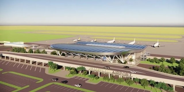 Phối cảnh s&acirc;n bay Quảng Trị sau khi ho&agrave;n th&agrave;nh