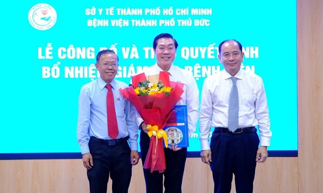 TS.BS Vũ Tr&iacute; Thanh được bổ nhiệm l&agrave;m Gi&aacute;m đốc&nbsp;Bệnh viện TP Thủ Đức&nbsp;