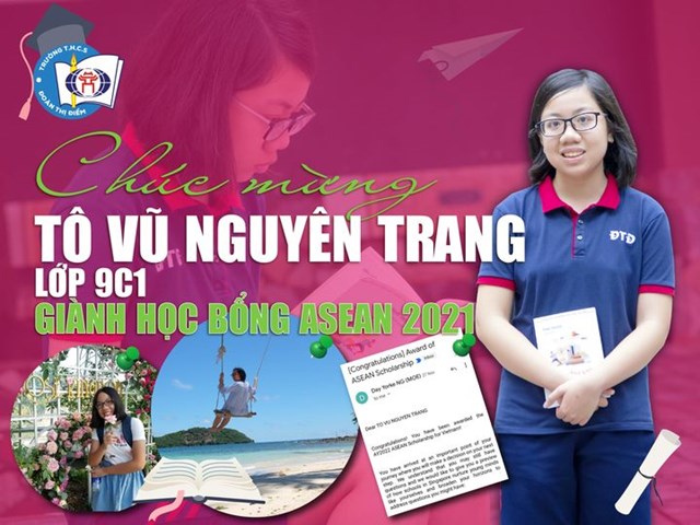 HS T&ocirc; Vũ Nguy&ecirc;n Trang - Học bổng ASEAN 2021