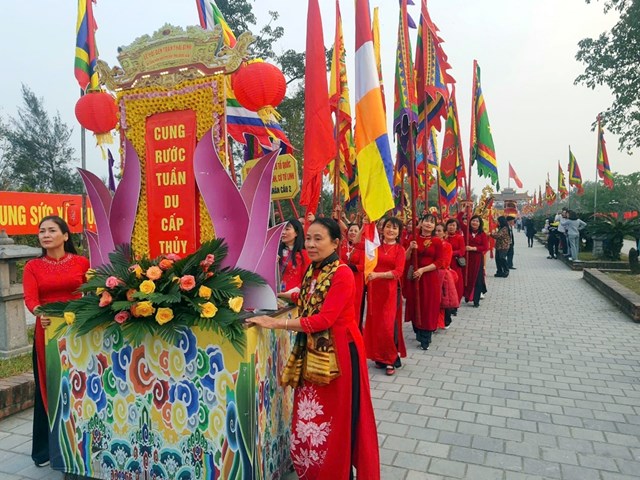 Lễ hội Đền Trần (Th&#225;i B&#236;nh): T&#244;n vinh gi&#225; trị di sản văn h&#243;a, kết nối cộng đồng doanh nh&#226;n họ Trần - Ảnh 2