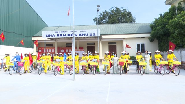 Huyện Thanh Thủy (Ph&#250; Thọ): Tổ chức diễu h&#224;nh tuy&#234;n truyền bầu cử đại biểu Quốc hội kh&#243;a XV - Ảnh 1