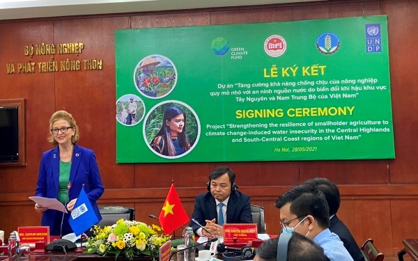 B&agrave; Caitlin Wiesen - Trưởng đại diện thường tr&uacute; UNDP tại Việt Nam.