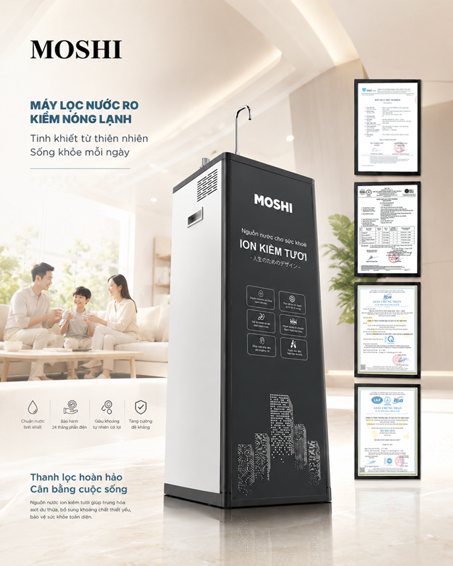 MOSHI – Doanh nghiệp tiêu biểu đồng hành cùng báo chí, lan tỏa giá trị vì sức khỏe cộng đồng - Ảnh 1