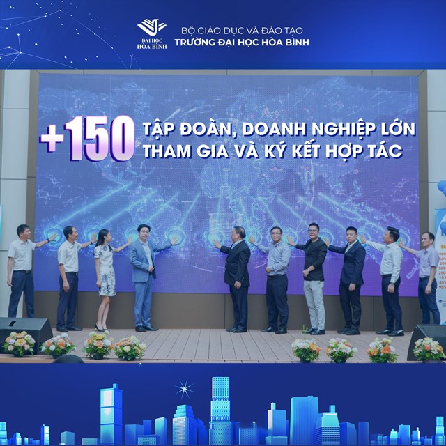 Trường Đại học H&#242;a B&#236;nh: N&#226;ng cao chất lượng đ&#224;o tạo, đ&#225;p ứng nhu cầu doanh nghiệp - Ảnh 9