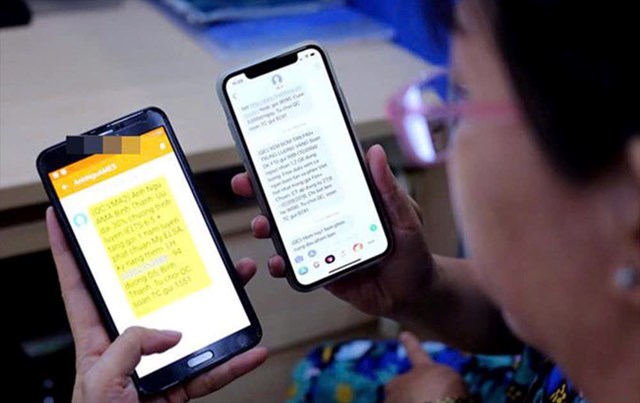 Gần đ&acirc;y xuất hiện nhiều tin nhắn giả l&agrave; tin nhắn thương hiệu ng&acirc;n h&agrave;ng để lừa đảo (Ảnh minh hoạ)