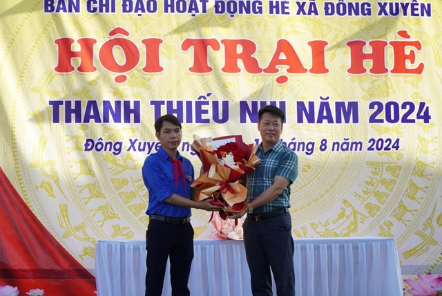 Hải Dương: Khai mạc Hội trại h&#232; Thanh Thiếu nhi x&#227; Đ&#244;ng Xuy&#234;n năm 2024 - Ảnh 7