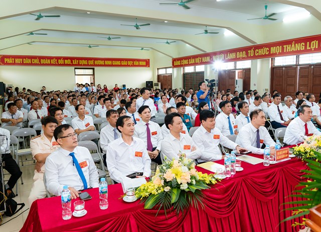 Đại hội đại biểu Đảng bộ x&#227; Ninh Giang lần thứ nhất, nhiệm kỳ 2025 – 2030 - Ảnh 14