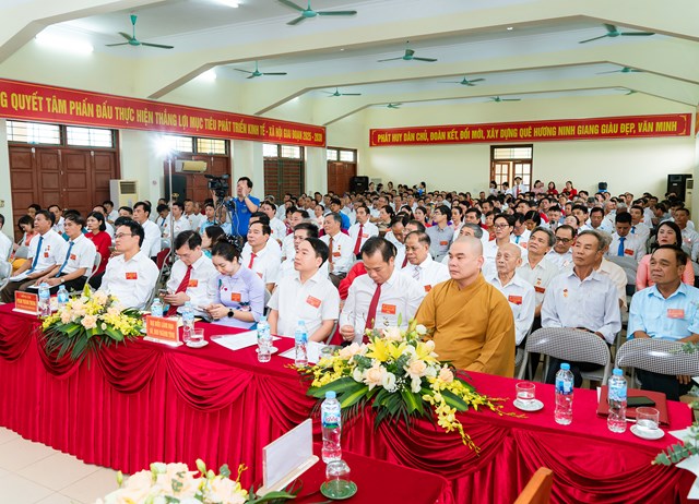 Đại hội đại biểu Đảng bộ x&#227; Ninh Giang lần thứ nhất, nhiệm kỳ 2025 – 2030 - Ảnh 15