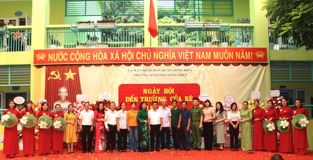 Trường mầm non Long Bi&#234;n: Tưng bừng Khai giảng năm học mới 2024 - 2025 - Ảnh 12