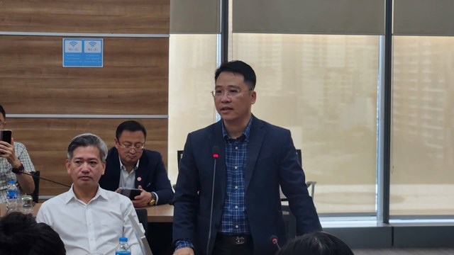 &Ocirc;ng L&ecirc; To&agrave;n Thắng, Gi&aacute;m đốc Trung t&acirc;m Hỗ trợ Khởi nghiệp s&aacute;ng tạo quốc gia chia sẻ c&aacute;c hoạt động của TECHFEST Việt Nam 2026.