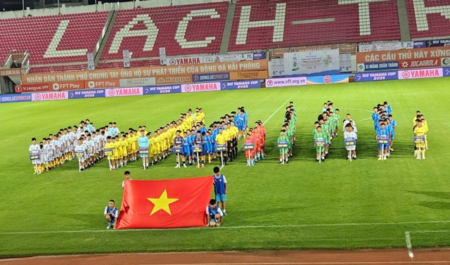 12 đội bóng U13 tranh tài tại vòng loại bảng Hải Phòng