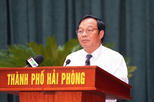 Phó Bí thư Thành ủy, Chủ tịch HĐND thành phố Lê Văn Hiệu phát biểu bế mạc Kỳ họp
