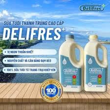 Sữa tươi thanh tr&ugrave;ng DeliFres+