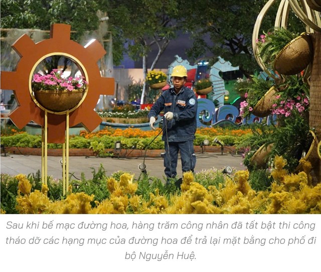 TP. Hồ Chí Minh: Đường hoa Tết Bính Ngọ 2026 khép lại ấn tượng với hơn 1,8 triệu lượt khách - Ảnh 1