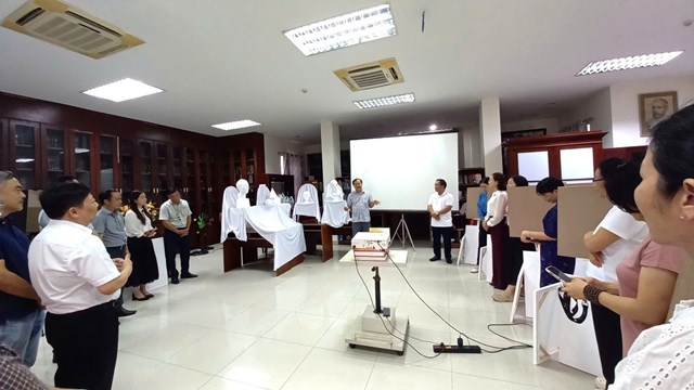 ThS.BS. Nguyễn Ngọc Anh Tuấn &ndash; Chủ tịch c&ocirc;ng đo&agrave;n ph&aacute;t biểu tại buổi lễ
