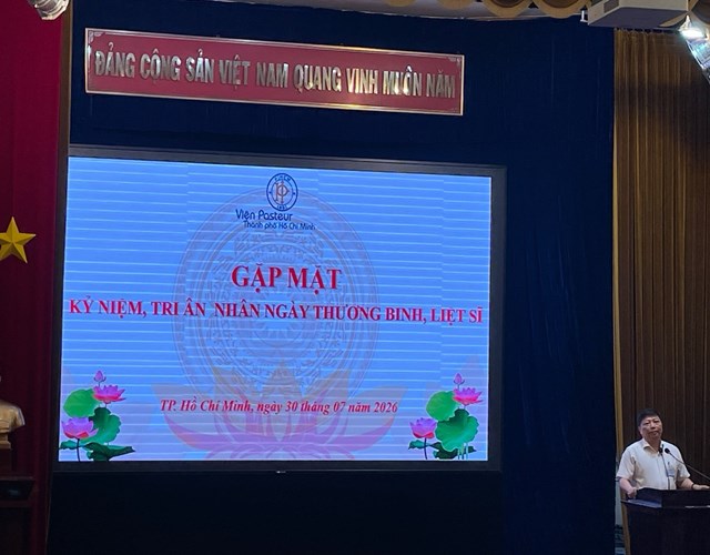 Viện Pasteur Thành phố Hồ Chí Minh tổ chức các hoạt động tri ân nhân kỷ niệm 79 năm Ngày Thương binh - Liệt sĩ (27/7/1947 – 27/7/2026) - Ảnh 8