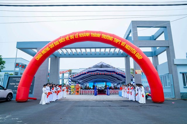 Trường THPT V&otilde; Nguyễn Gi&aacute;p tổ chức kh&aacute;nh th&agrave;nh v&agrave;o ng&agrave;y 10/8/2026