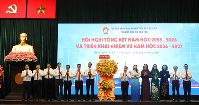 Sở Gi&aacute;o dục v&agrave; Đ&agrave;o tạo TP.Hồ Ch&iacute; Minh tổ chức Hội nghị tổng kết năm học 2025 &ndash; 2026 v&agrave; triển khai nhiệm vụ năm học 2026 &ndash; 2027