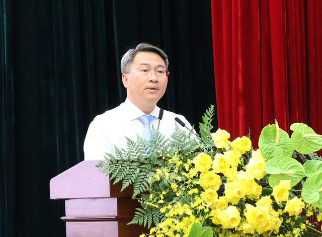 Gi&aacute;m đốc Sở Gi&aacute;o dục v&agrave; Đ&agrave;o tạo TP.Hồ Ch&iacute; Minh Nguyễn Tấn Ph&aacute;t ph&aacute;t biểu tại&nbsp;Hội nghị tổng kết năm học 2025 &ndash; 2026 v&agrave; triển khai nhiệm vụ năm học 2026 &ndash; 2027