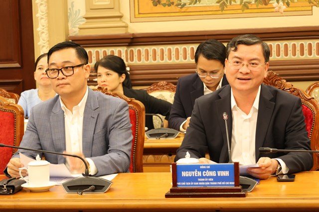 Ph&oacute; Chủ tịch UBND TP.HCM Nguyễn C&ocirc;ng Vinh cho biết, TP sẽ kịp thời chia sẻ c&aacute;c ch&iacute;nh s&aacute;ch mới, danh mục dự &aacute;n k&ecirc;u gọi đầu tư v&agrave; chương tr&igrave;nh x&uacute;c tiến thương mại, đầu tư...