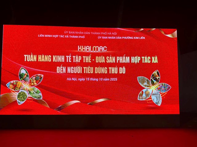 Tuần h&#224;ng Kinh tế tập thể H&#224; Nội 2025: Lan tỏa gi&#225; trị HTX – Gắn kết sản xuất với ti&#234;u d&#249;ng Thủ đ&#244; - Ảnh 1