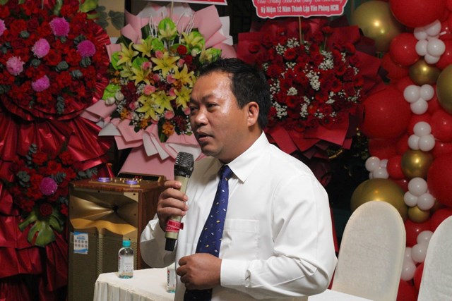 &Ocirc;ng Nguyễn Hải Phong - Trưởng Văn ph&ograve;ng đại diện tại TP. Hồ Ch&iacute; Minh&nbsp;ph&aacute;t biểu nhận nhiệm vụ