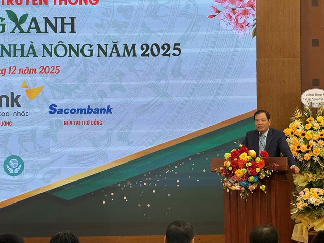 &Ocirc;ng Nguyễn Xu&acirc;n Cường, Nguy&ecirc;n Bộ trưởng Bộ N&ocirc;ng nghiệp v&agrave; Ph&aacute;t triển N&ocirc;ng th&ocirc;n, đại biểu Quốc hội kh&oacute;a XIV, Chủ tịch Hội đồng Cố vấn Tổng hội N&ocirc;ng nghiệp v&agrave; PTNT Việt Nam ph&aacute;t biểu tại Hội thảo