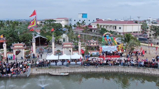 Hải Ph&#242;ng: Lễ hội Bơi trải đền, ch&#249;a Ngọ Dương - Di sản văn ho&#225; phi vật thể quốc gia - Ảnh 1