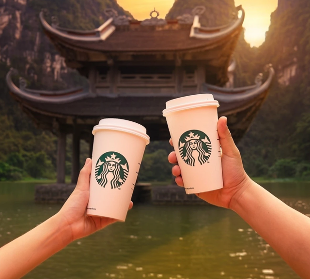 Starbucks mở quán thứ 2 tại bến thuyền Tràng An - Ảnh 1